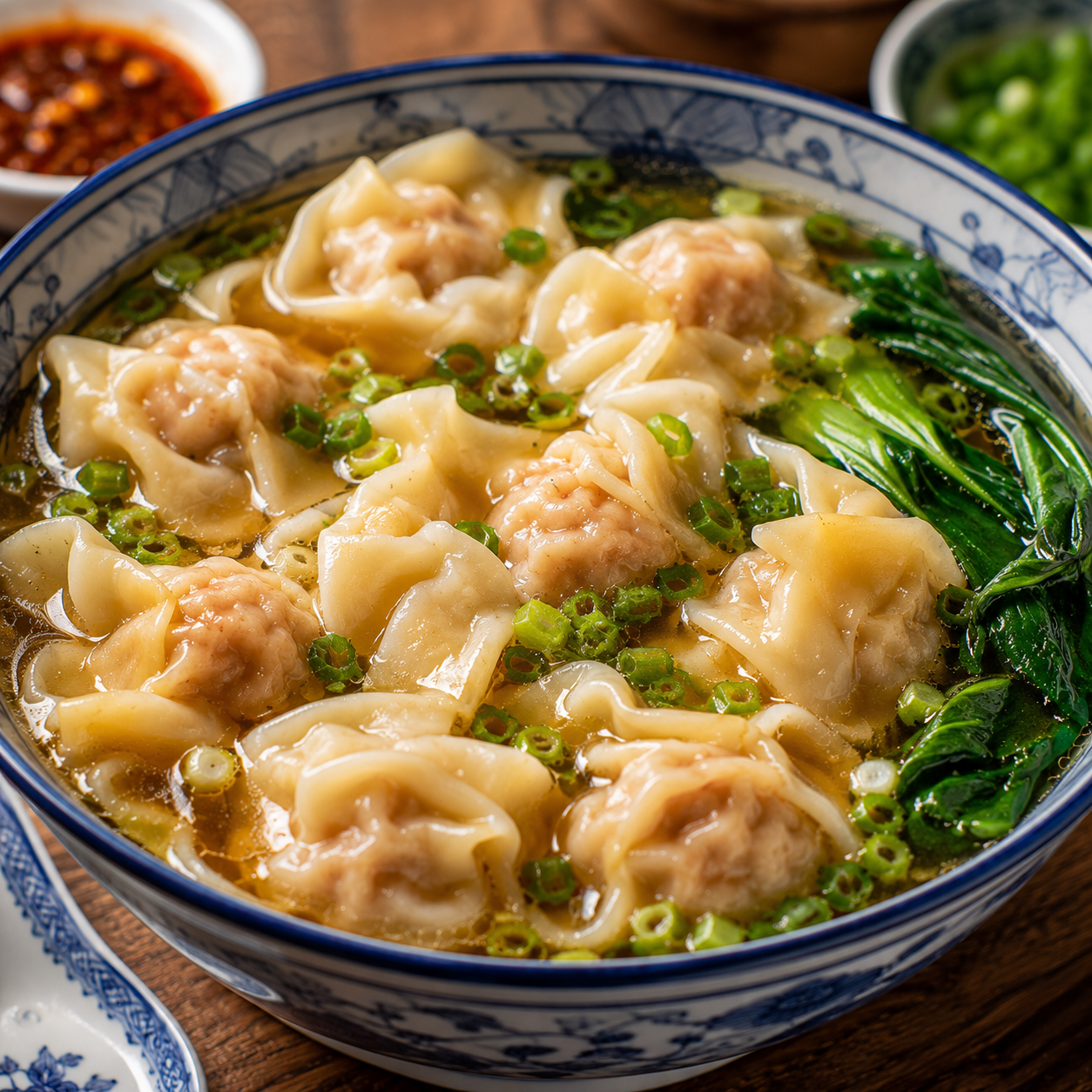 Wonton | Classic Chinese Dumplings with Savory Pork Filling