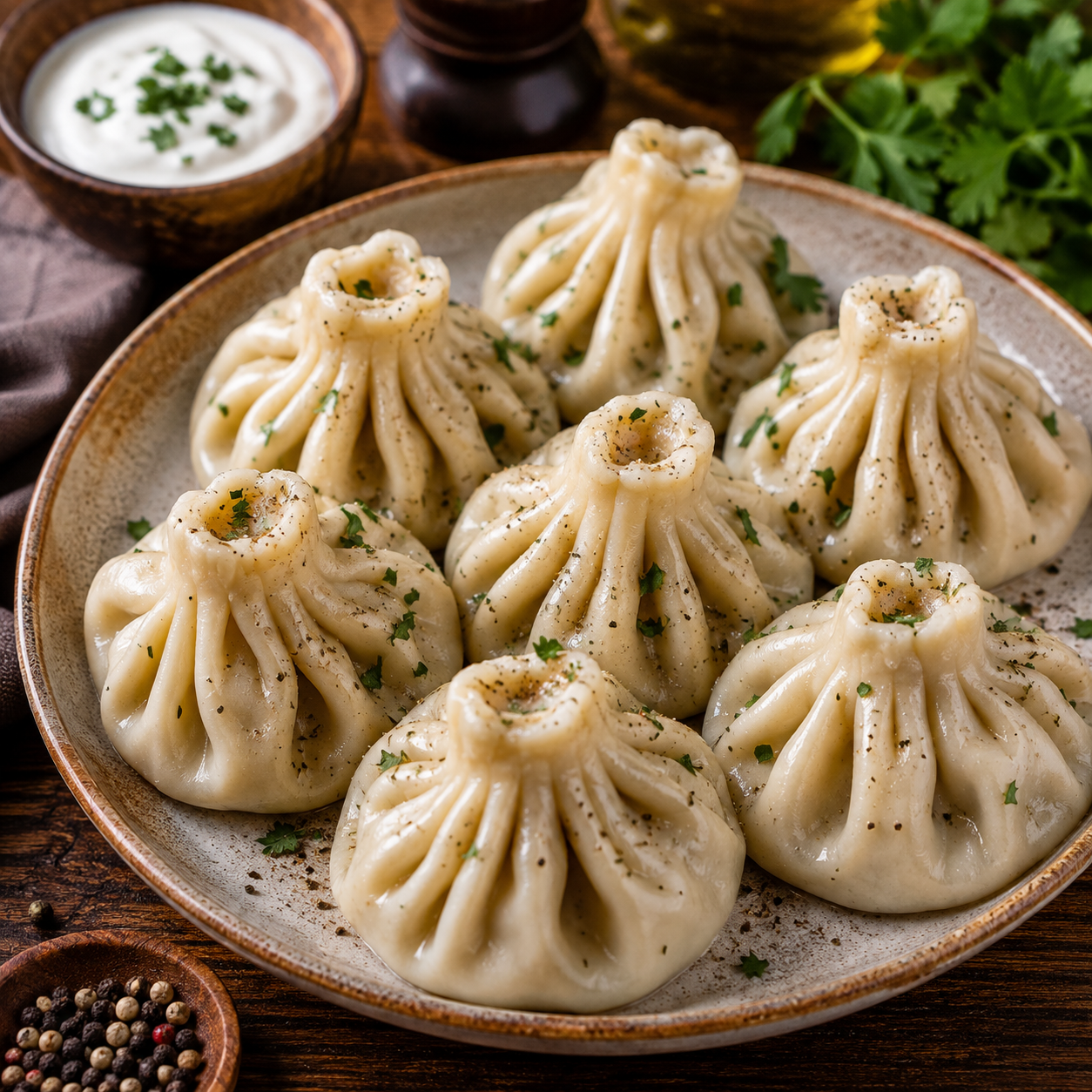 Georgian Khinkali Recipe | Traditional Beef & Pork Soup Dumplings