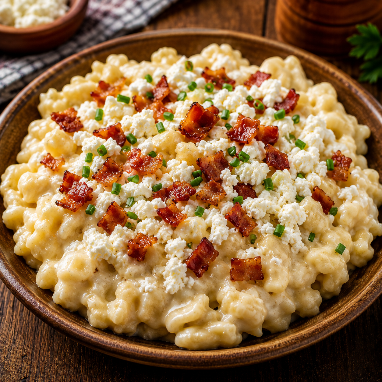 Bryndzové Halušky | Traditional Slovak Potato Dumplings