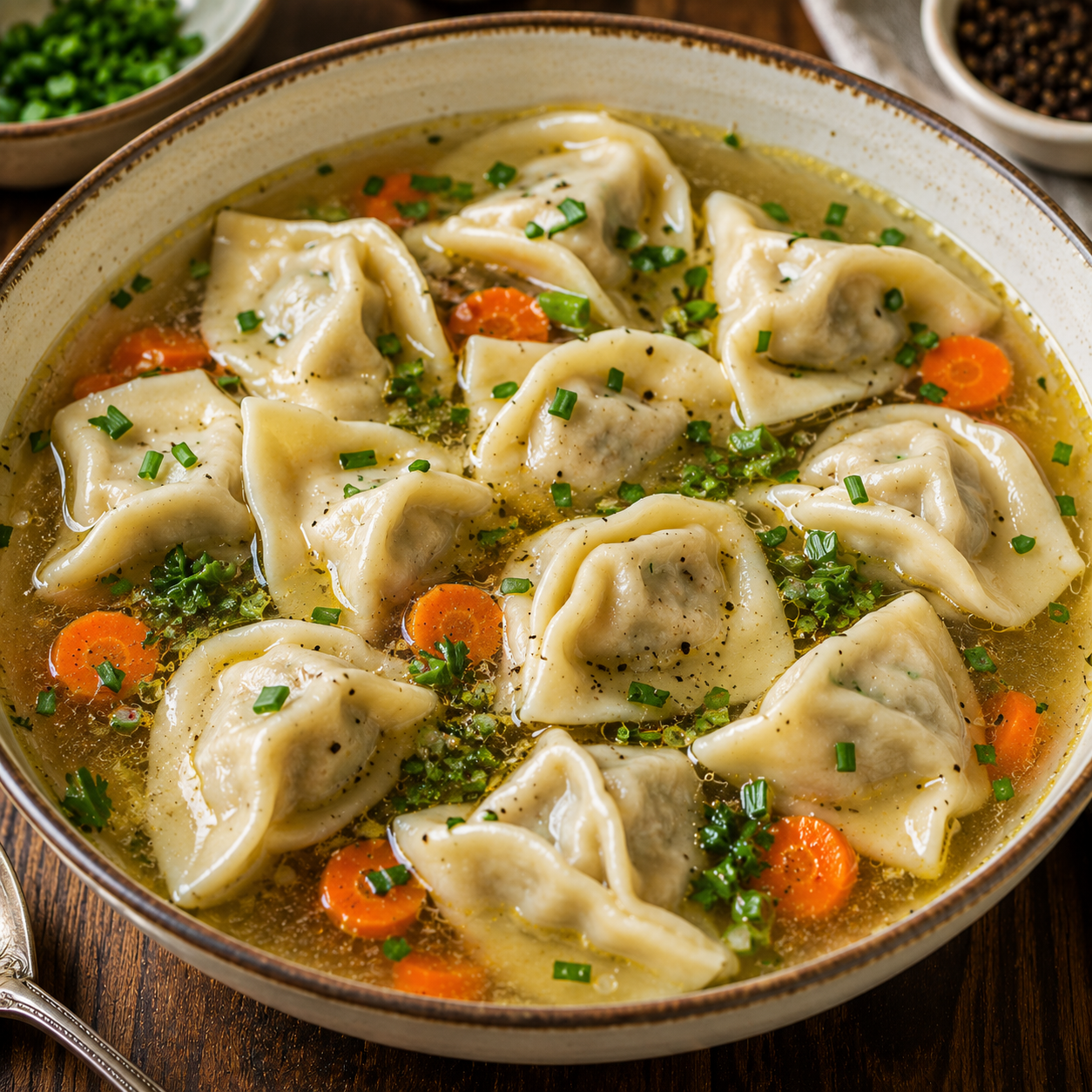 Kreplach Recipe | Traditional Jewish Meat-Filled Dumplings