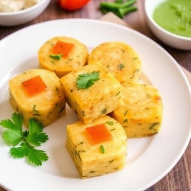 Sooji Veg Dhokla
