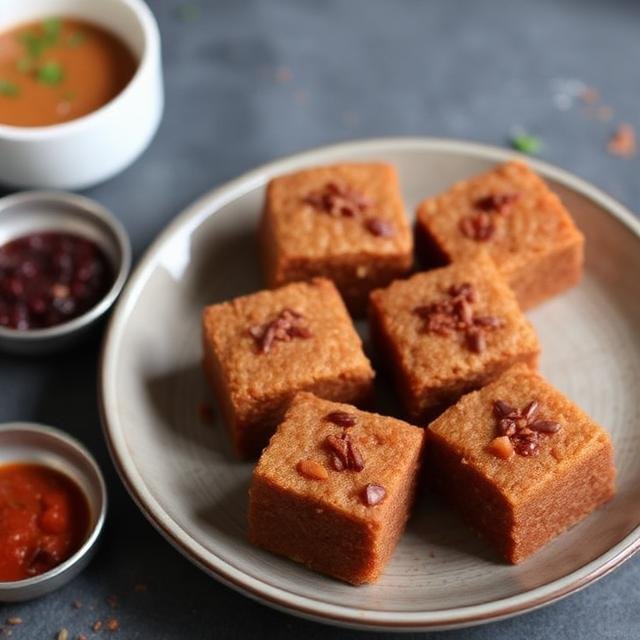Ragi Savory Dhokla