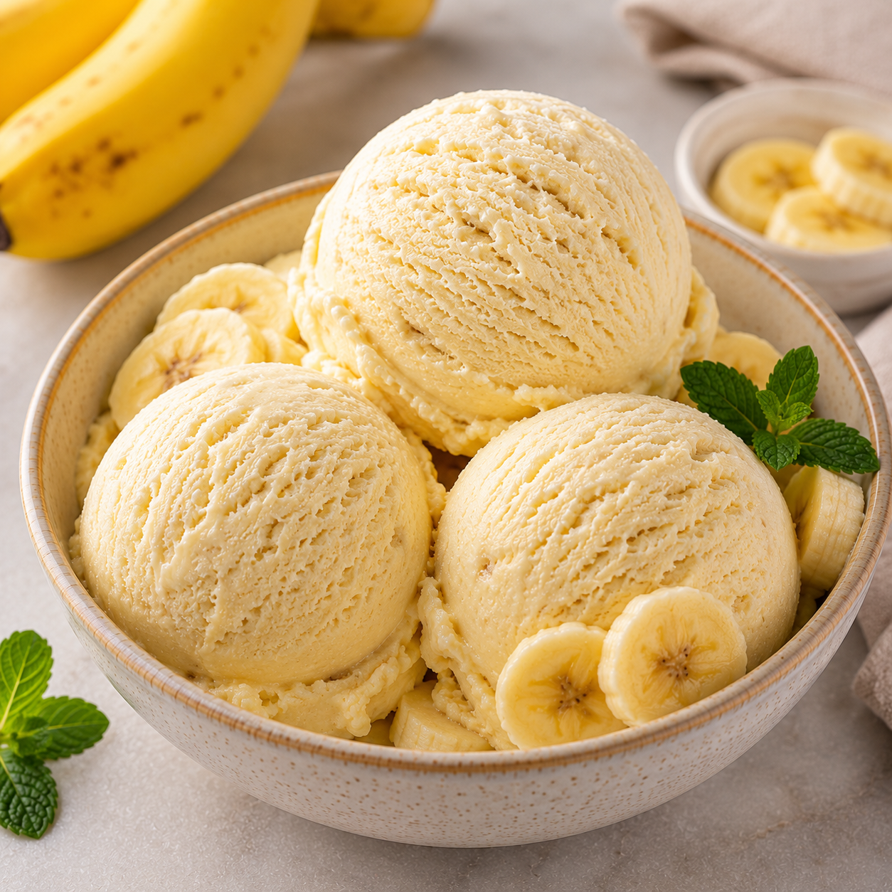 Banana Ice Cream Recipe | Creamy, Smooth & Easy Homemade Banana Ice Cream