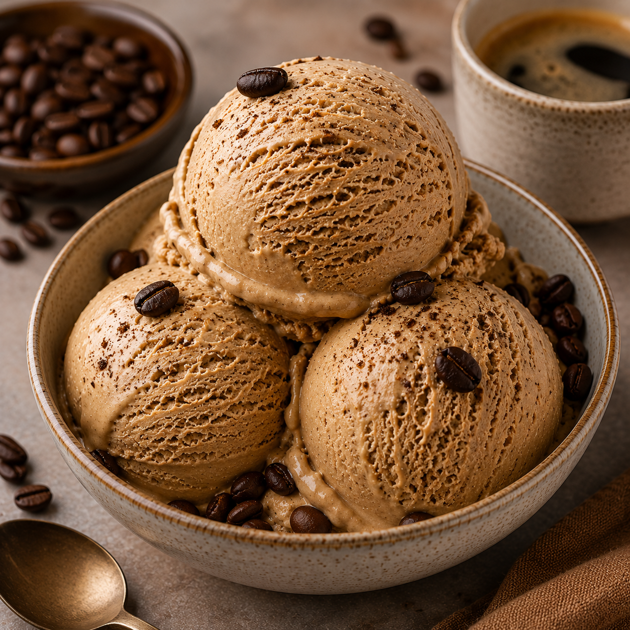 Coffee Ice Cream | Rich, Creamy & Aromatic Homemade Dessert