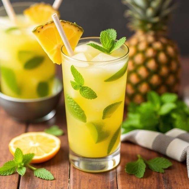 Pineapple Mint Cooler