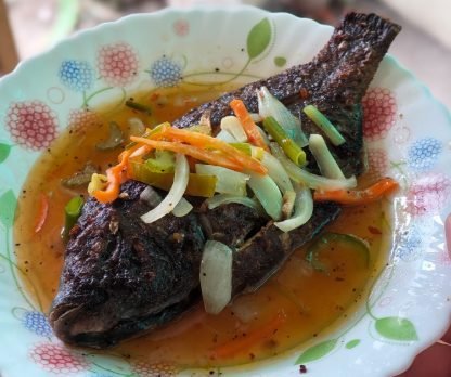 Fish Escabeche Recipe | Sweet & Tangy Marinated Fried Fish